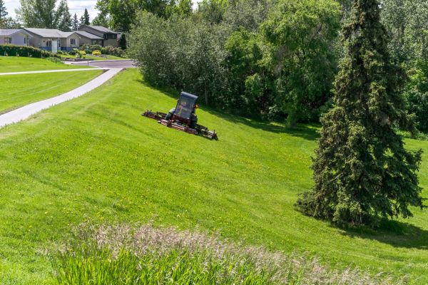 Hillside Mowing in Easton
